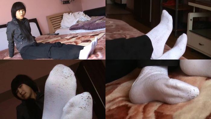 044筝筝原味白棉袜