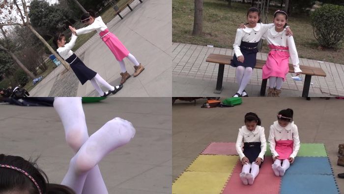 双人合拍连裤白袜（彤彤甜甜）