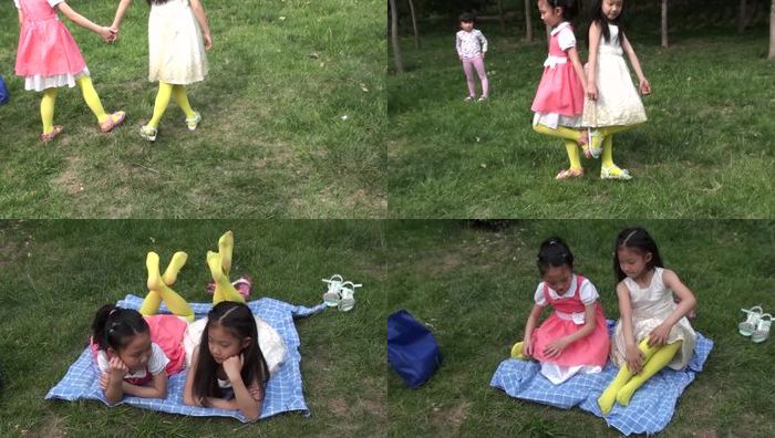 若宣晴晴双人长袜秀