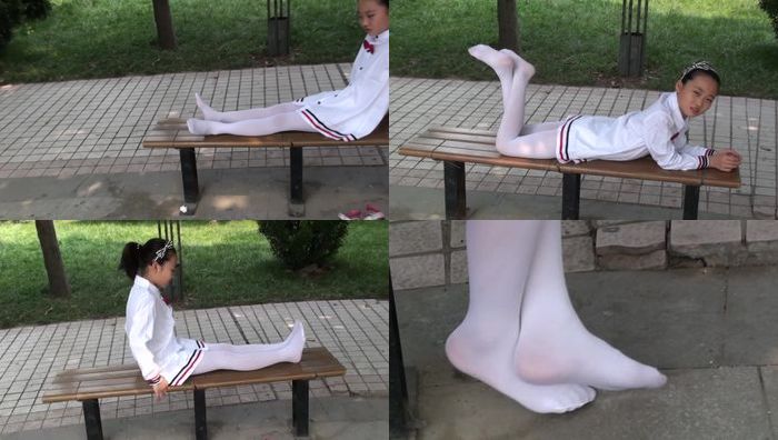 若宣连裤白袜（白裙）