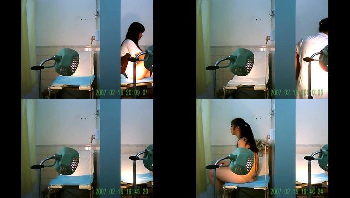 退休老军医小诊所妇科检查，时髦姐姐四处望腿发抖