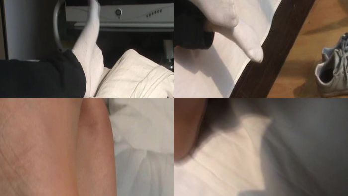 039魏雪白袜与裸足