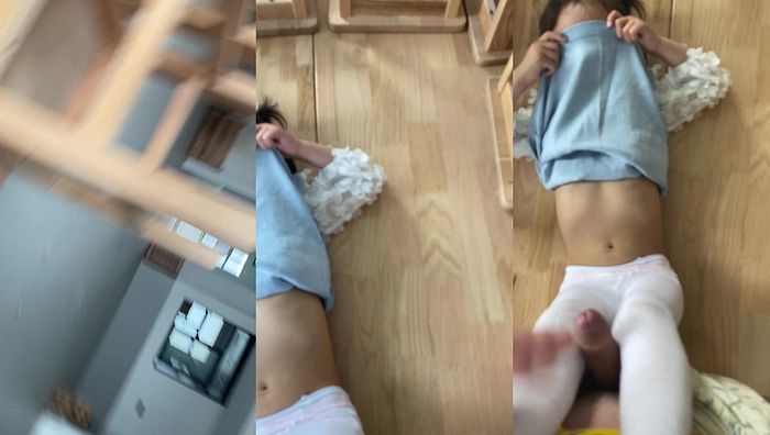 舞蹈白丝萝莉足交025