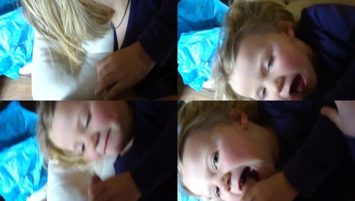 Lisa 4yo  cumshoth-mouth-face