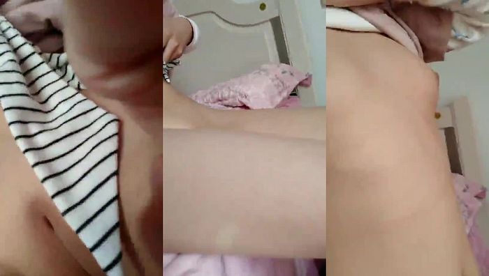 小初萌妹紫薇表演076