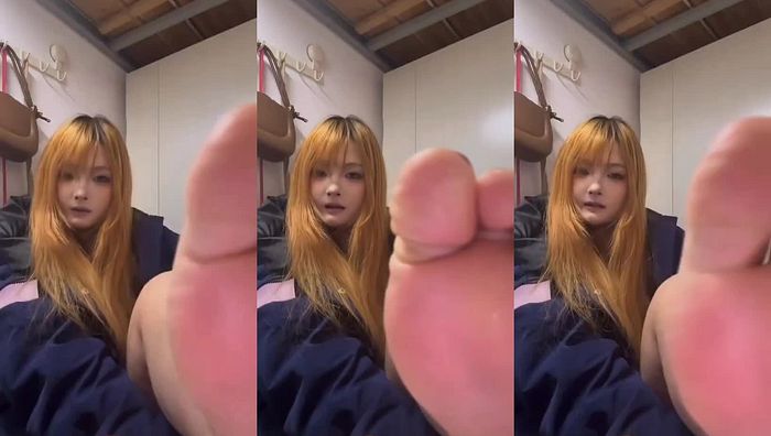 喜欢这种黄毛精神小妹不001